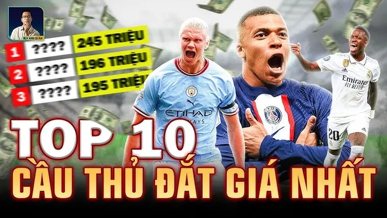 Top Cầu Thủ Đắt Giá Nhất Thế Giới Cùng Keovip.online 1 Top Cầu Thủ Đắt Giá Nhất Thế Giới Cùng Keovip.online